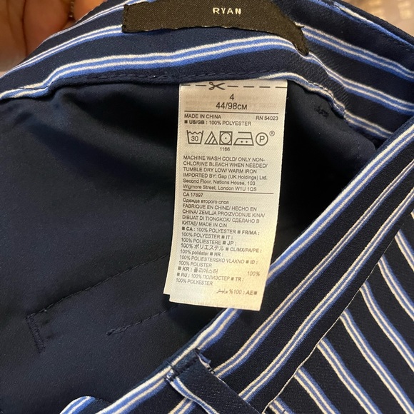 Banana Republic Ryan Size 4 Striped Pants - Picture 5 of 6